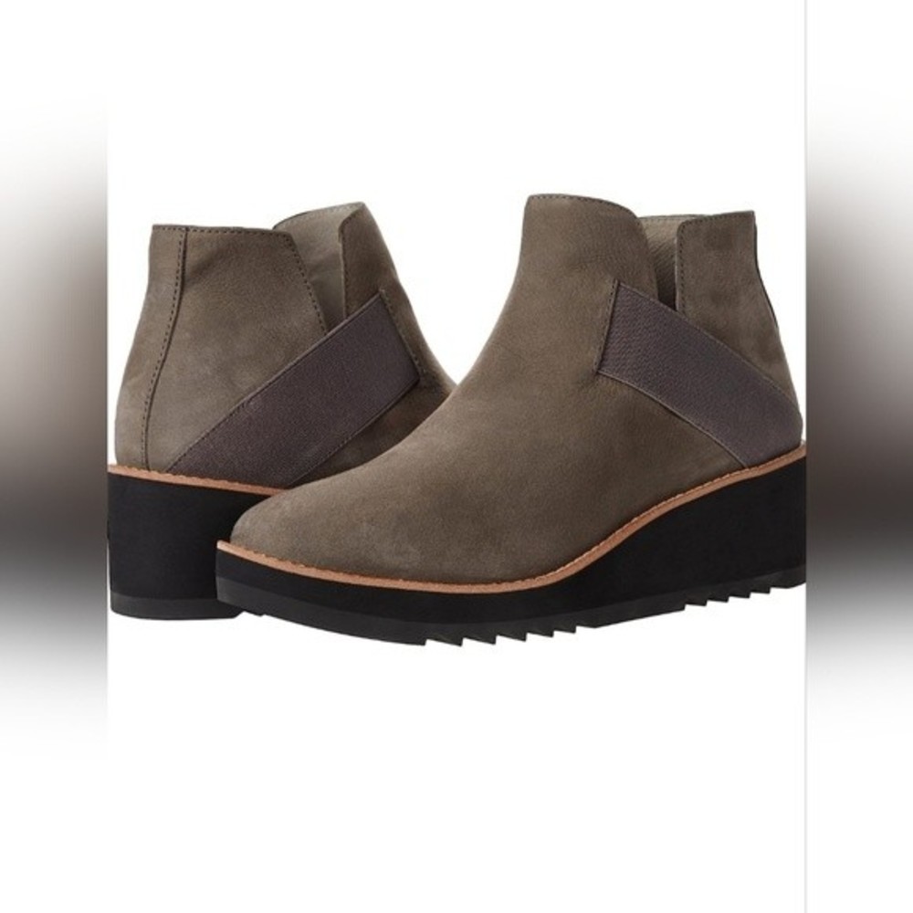 Eileen Fisher Taupe Ankle Booties